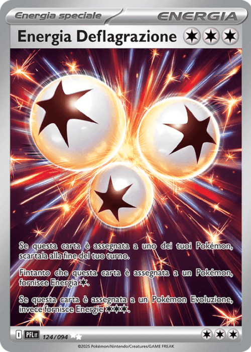 Pokémon Energia Deflagrazione 124/094 Fiamme Spettrali ITA