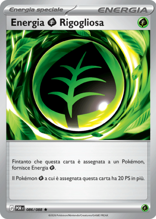 Pokémon Energia Erba Rigogliosa 086/088 Equilibrio Perfetto ITA