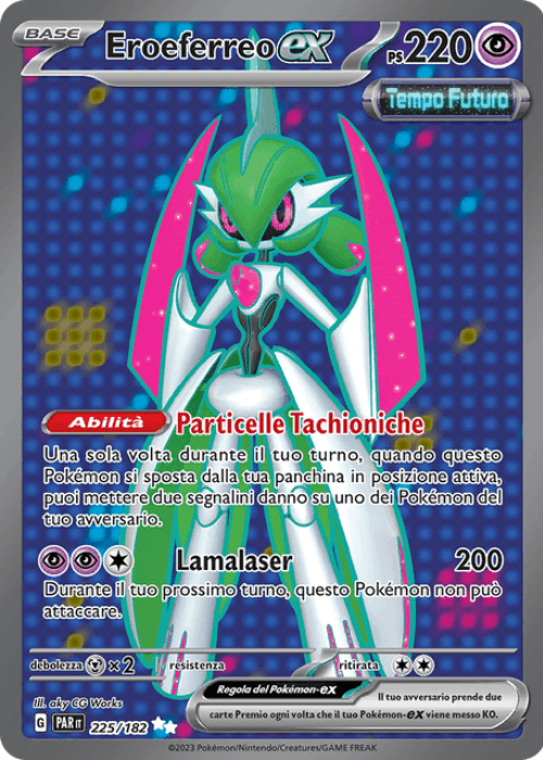 Pokémon Eroeferreo ex 225/182 Paradosso Temporale ITA
