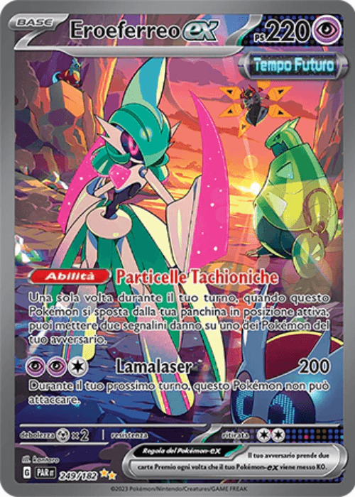 Pokémon Eroeferreo ex 249/182 Paradosso Temporale ITA