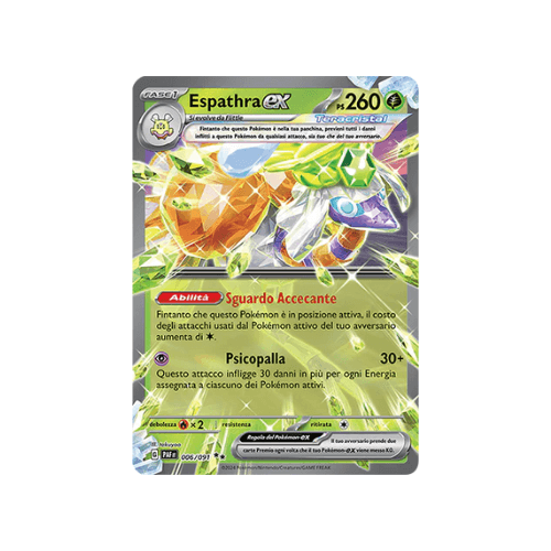 Pokémon Espathra ex 006/091 Destino di Paldea ITA