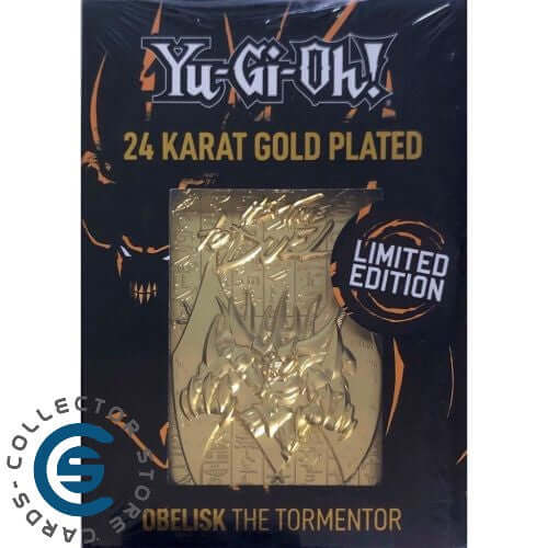 FANATTIK YU-GI-OH! CARTA 3D PLACCATA IN ORO 24 CARATI – OBELISK THE TORMENTOR