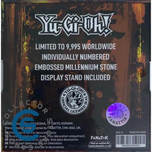FANATTIK YU-GI-OH! CARTA 3D – Millenniu Stone RETRO
