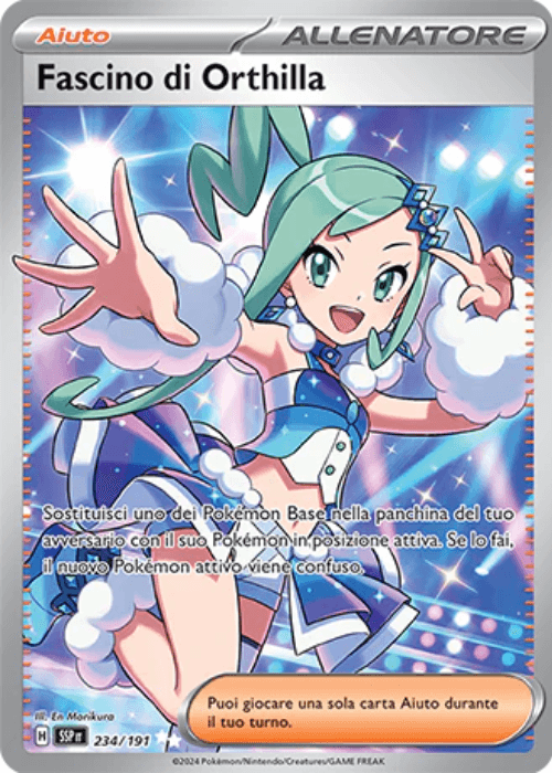Pokémon Fascino di Orthilla 234/191 Scintille Folgoranti ITA
