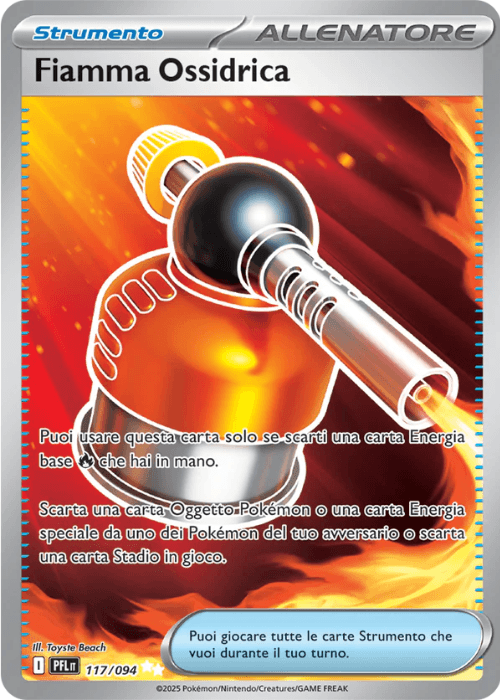 Pokémon Fiamma Ossidrica 117/094 Fiamme Spettrali ITA