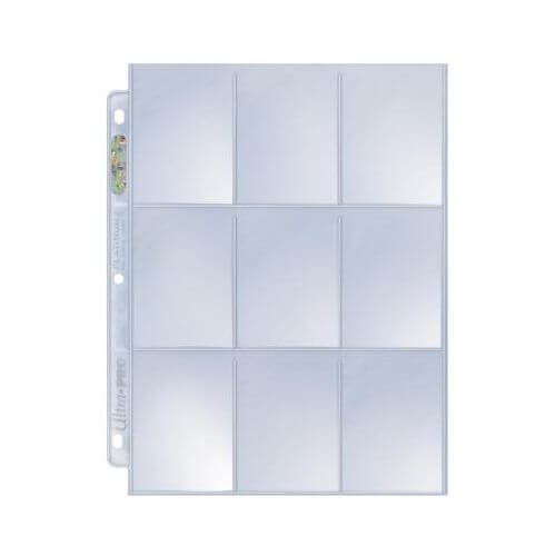 Ultra Pro - Foglio a 9 tasche Platinum - Platinum 9-Pocket Pages (11 Hole)