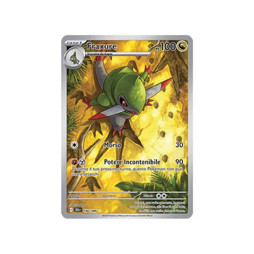 Pokémon Fraxure 146/086 Luce Nera ITA