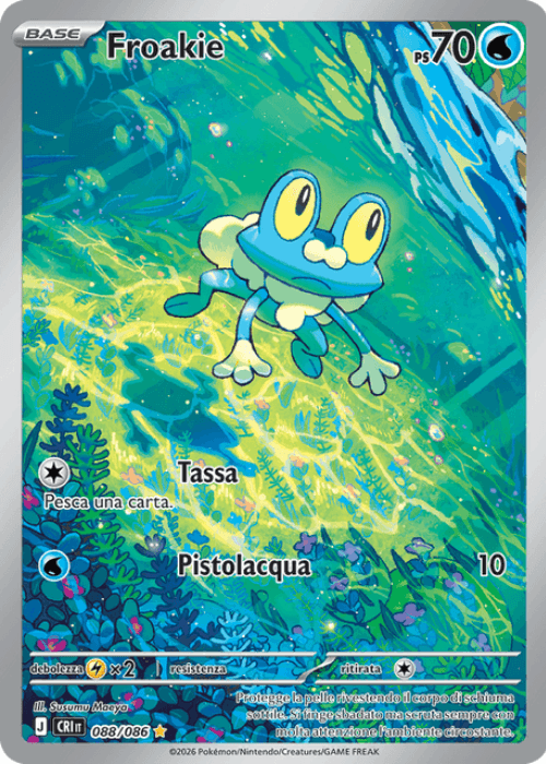 Pokémon Froakie 088/086 Caos Nascente ITA