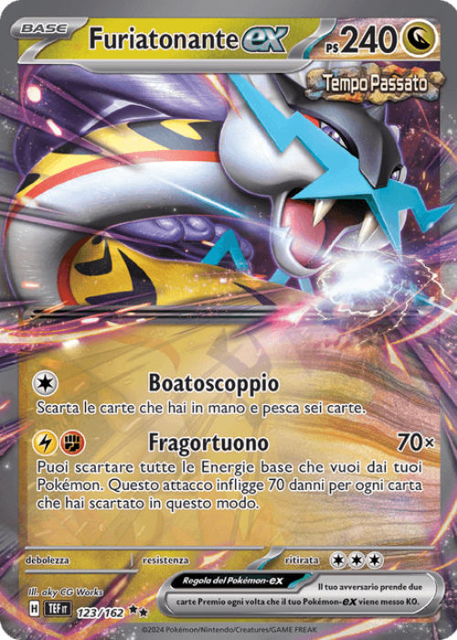Pokémon Furiatonante ex 123/162 Cronoforze ITA