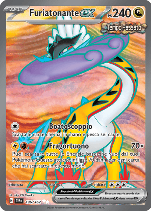 Pokémon Furiatonante ex 196/162 Cronoforze ITA