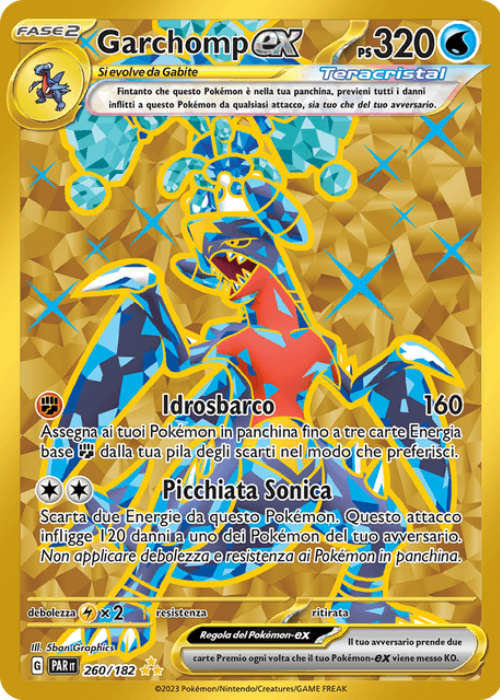 Pokémon Garchomp ex 260/182 Paradosso Temporale ITA