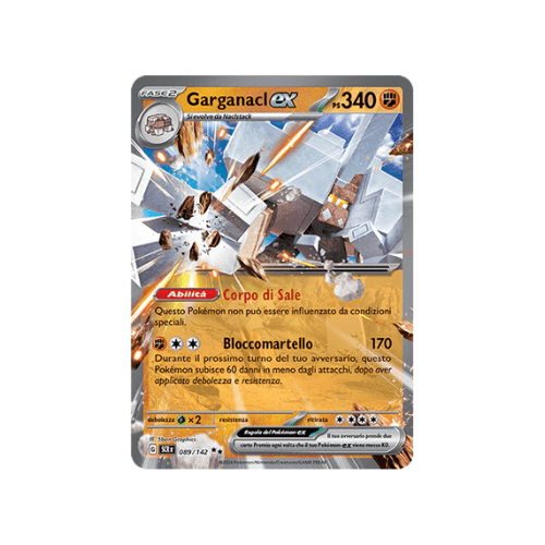 Pokémon Garganacl ex 089/142 Corona Astrale ITA
