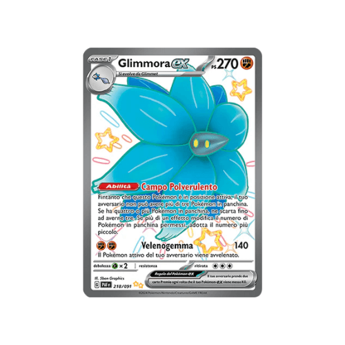 Pokémon Glimmora ex 218/091 Destino di Paldea ITA