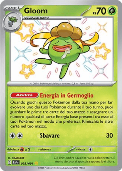 Pokémon Gloom 093/091 Destino di Paldea ITA