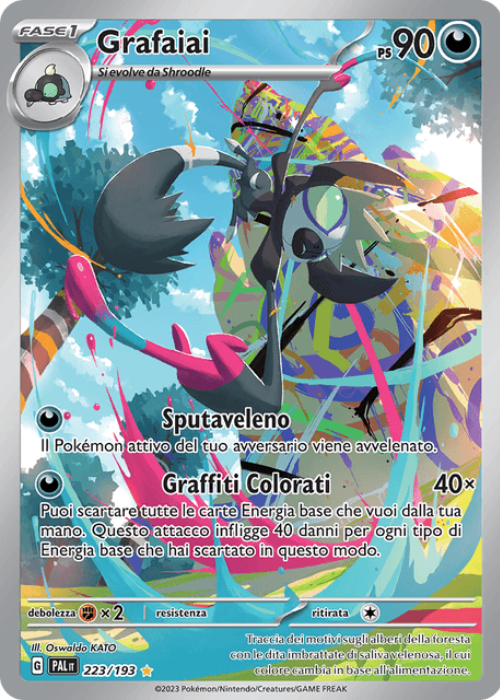 Pokémon Grafaiai 223/193 Evoluzioni a Paldea ITA