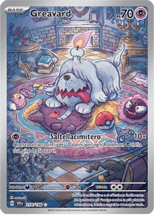 Pokémon Greavard 214/198 Scarlatto & Violetto ITA