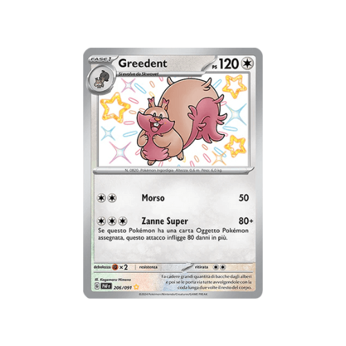 Pokémon Greedent 206/091 Destino di Paldea ITA