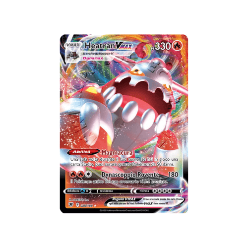 Pokémon Heatran VMAX 026/189 Lucentezza Siderale ITA