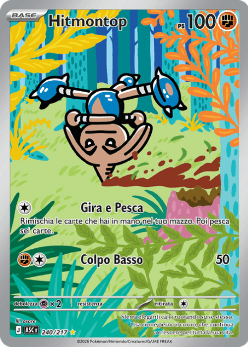 Pokémon Hitmontop 240/217 Ascesa Eroica ITA