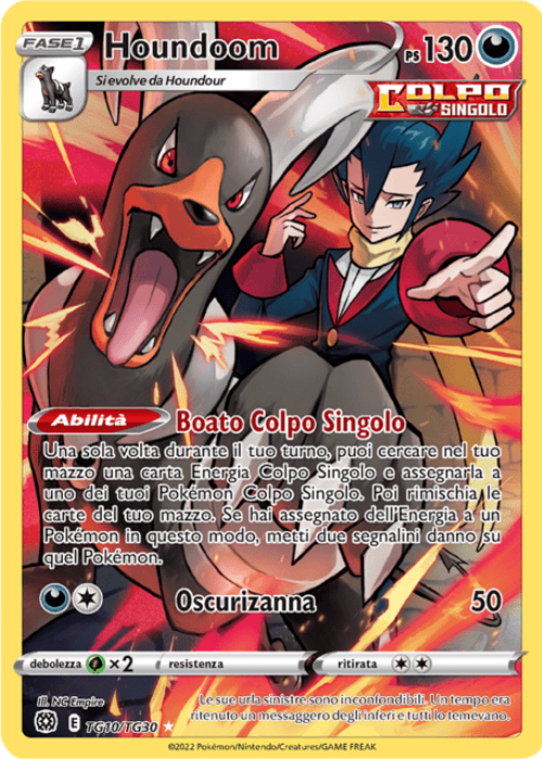 Pokémon Houndoom TG10/TG30 Astri Lucenti ITA