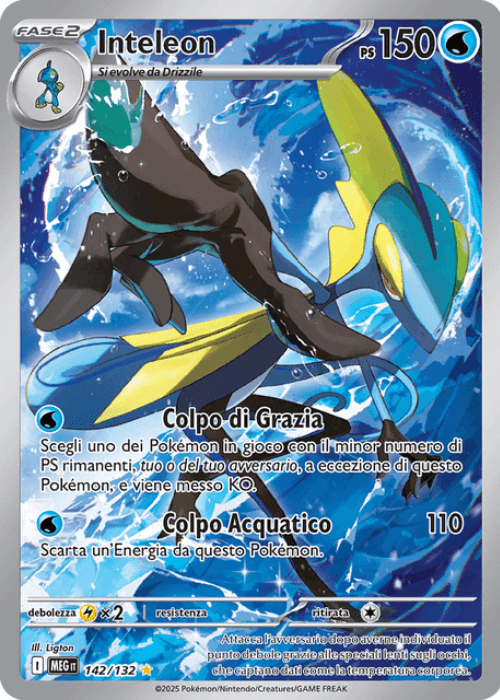 Pokémon Inteleon 142/132 Megaevoluzione ITA