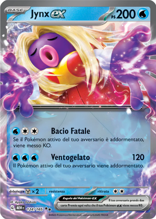 Pokémon Jynx ex 124/165 151 ITA