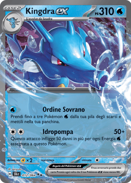 Pokémon Kingdra ex 012/064 Segreto Fiabesco ITA