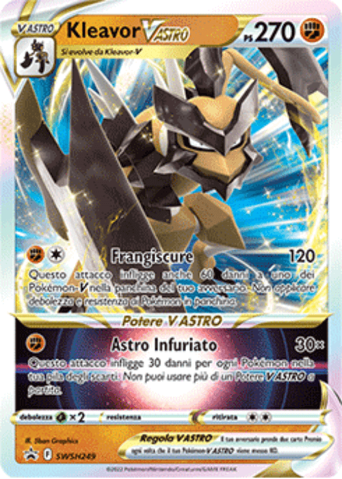 Pokémon Kleavor Vastro SWSH249 Promo Spada e Scudo ITA