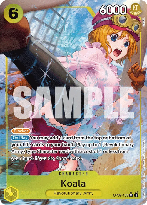 One Piece Koala Altrernate Rare OP09-103 ENG
