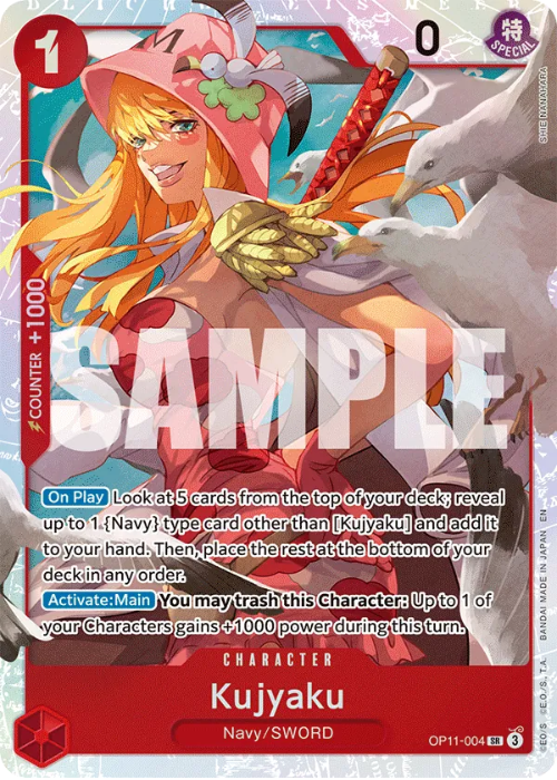 One Piece Kujyaku Super Rare OP11-004 ENG
