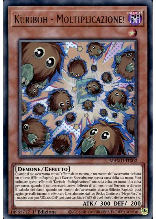 Yu-Gi-Oh! Kuriboh - Moltiplicazione! MAMO 002 I Magnifici Monstri ITA