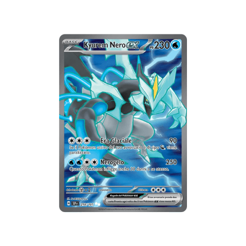 Pokémon Kyurem Nero ex 218/191 Scintille Folgoranti ITA