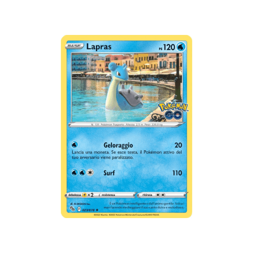 Pokémon Lapras Holo 023/078 Pokémon Go ITA