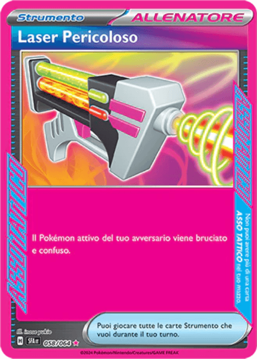 Pokémon Laser Pericoloso 058/064 Segreto Fiabesco ITA