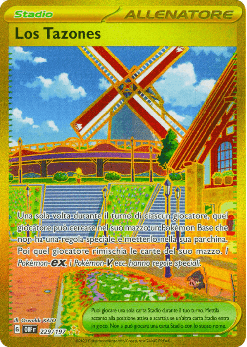 Pokémon Los Tazones 229/197 Ossidiana Infuocata ITA