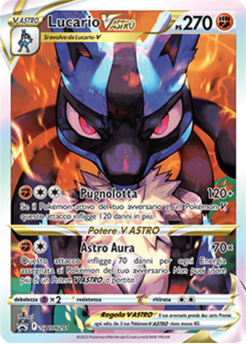 Pokémon Lucario Vastro SWSH291 Promo Spada e Scudo ITA
