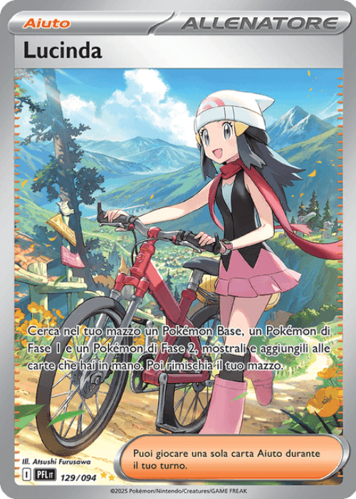 Pokémon Lucinda 129/094 Fiamme Spettrali ITA
