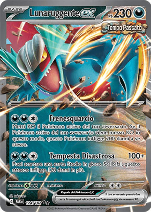 Pokémon Lunaruggente ex 124/182 Paradosso Temporale ITA