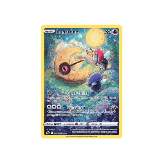 Pokémon Lunatone GG11/GG70 Zenit Regale ITA