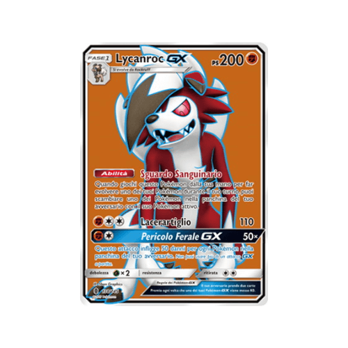 Pokémon Lycanroc GX 138/145 Guardiani Nascenti ITA