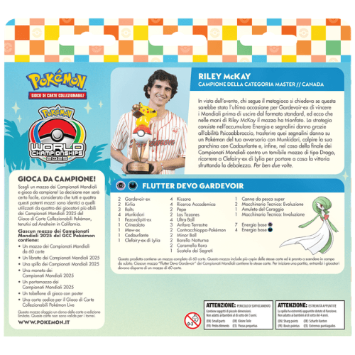 Pokémon Mazzo dei Campionati Mondiali 2025 Gardevoir ex ITA