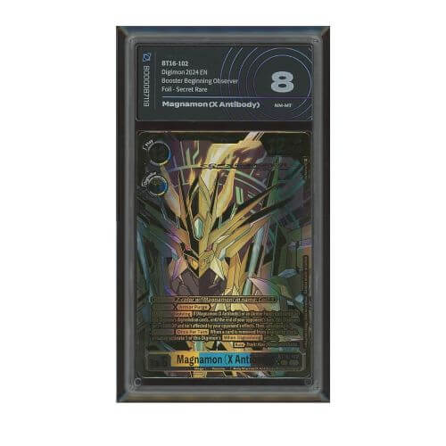 digimon card game magnamon Digimon Card Game Magnamon (X Antibody) BT16-102 V.3 AiGrading Voto 8