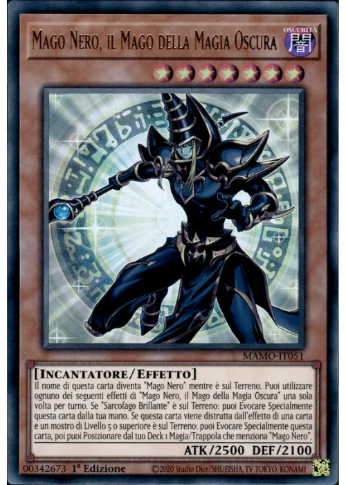 Yu-Gi-Oh! Mago Nero, il Mago della Magia Oscura MAMO 051 I Magnifici Monstri ITA