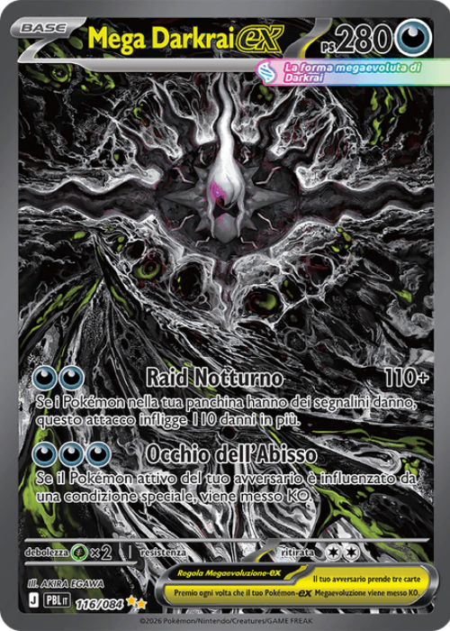 Pokémon Mega Darkrai ex 116/084 Buio Pesto ITA