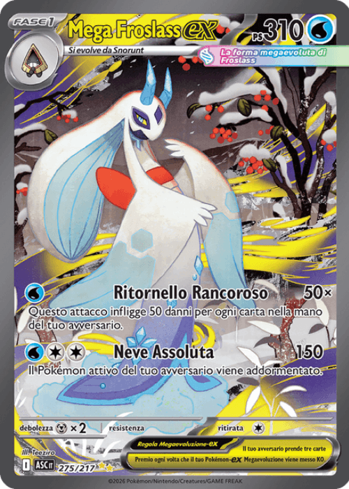 Pokémon Mega Froslass ex 275/217 Ascesa Eroica ITA