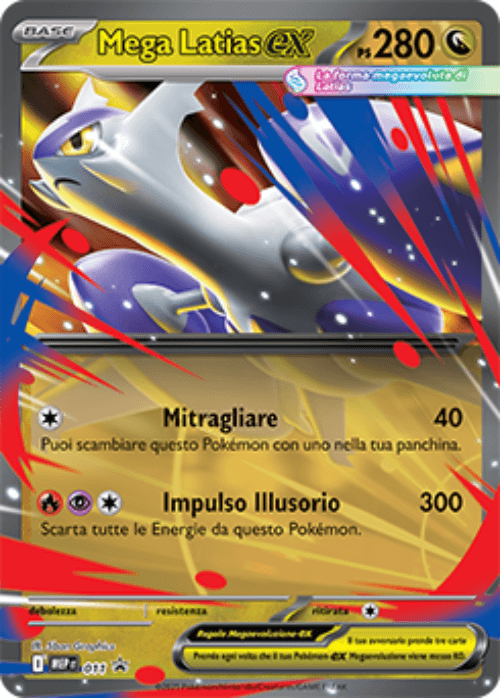 Pokémon Mega Latias ex 011 Promo Megaevoluzione ITA