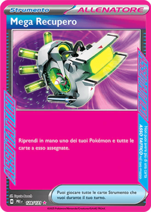 Pokémon Mega Recupero 128/131 Evoluzioni Prismatiche ITA
