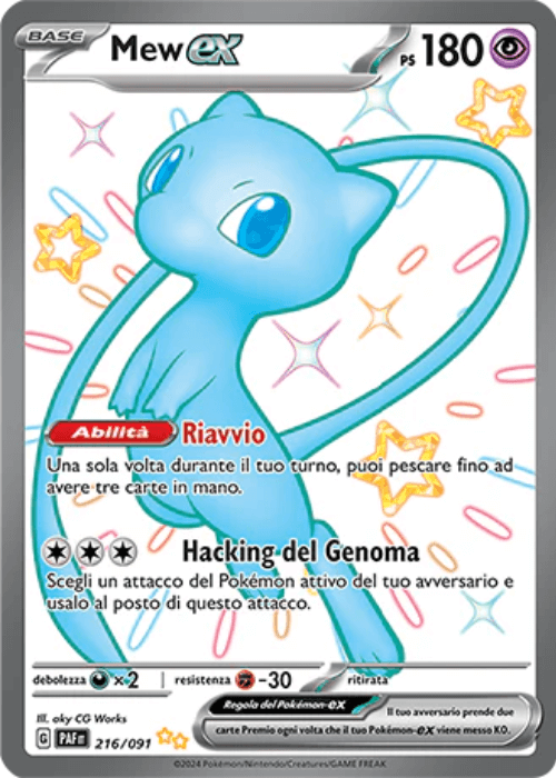 Pokémon Mew ex 216/091 Destino di Paldea ITA