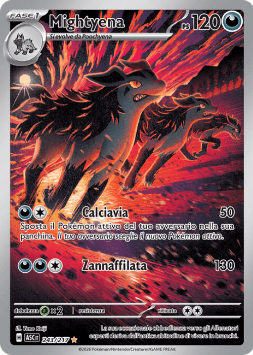 Pokémon Mightyena 243/217 Ascesa Eroica ITA
