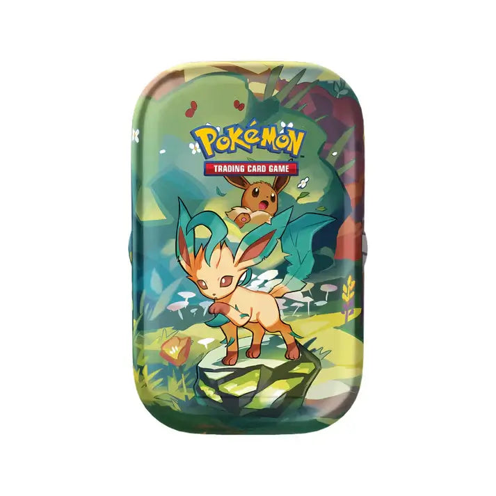 Pokémon Mini Tin da Collezione Evoluzioni Prismatiche Set 8 Artwork ENG